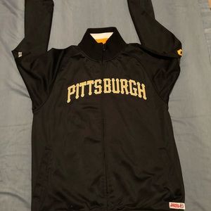 MLB Pittsburgh pirates warm-up jacket stitched wow